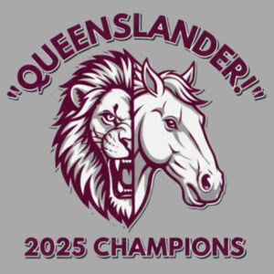 Queenslander '2025 Champions' Unisex T-Shirt Design