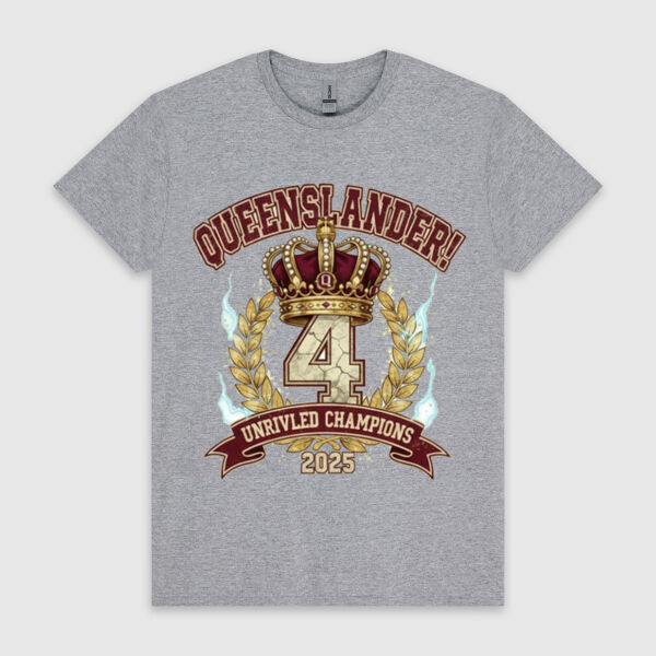 Queenslander 'Unrivaled Champions' Unisex T-Shirt Thumbnail